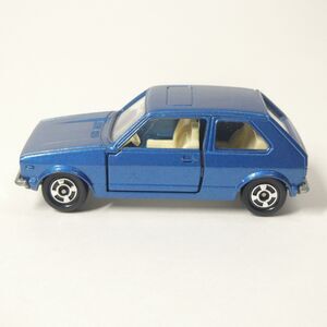 Tomica F5 Volkswagen Golf GLE Blue Diecast Car Vintage Tomy Japan 1/56